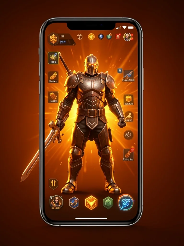Game character interface